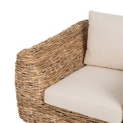 Fauteuil Naturel Rotin Foam 111 x 97 x 63 cm