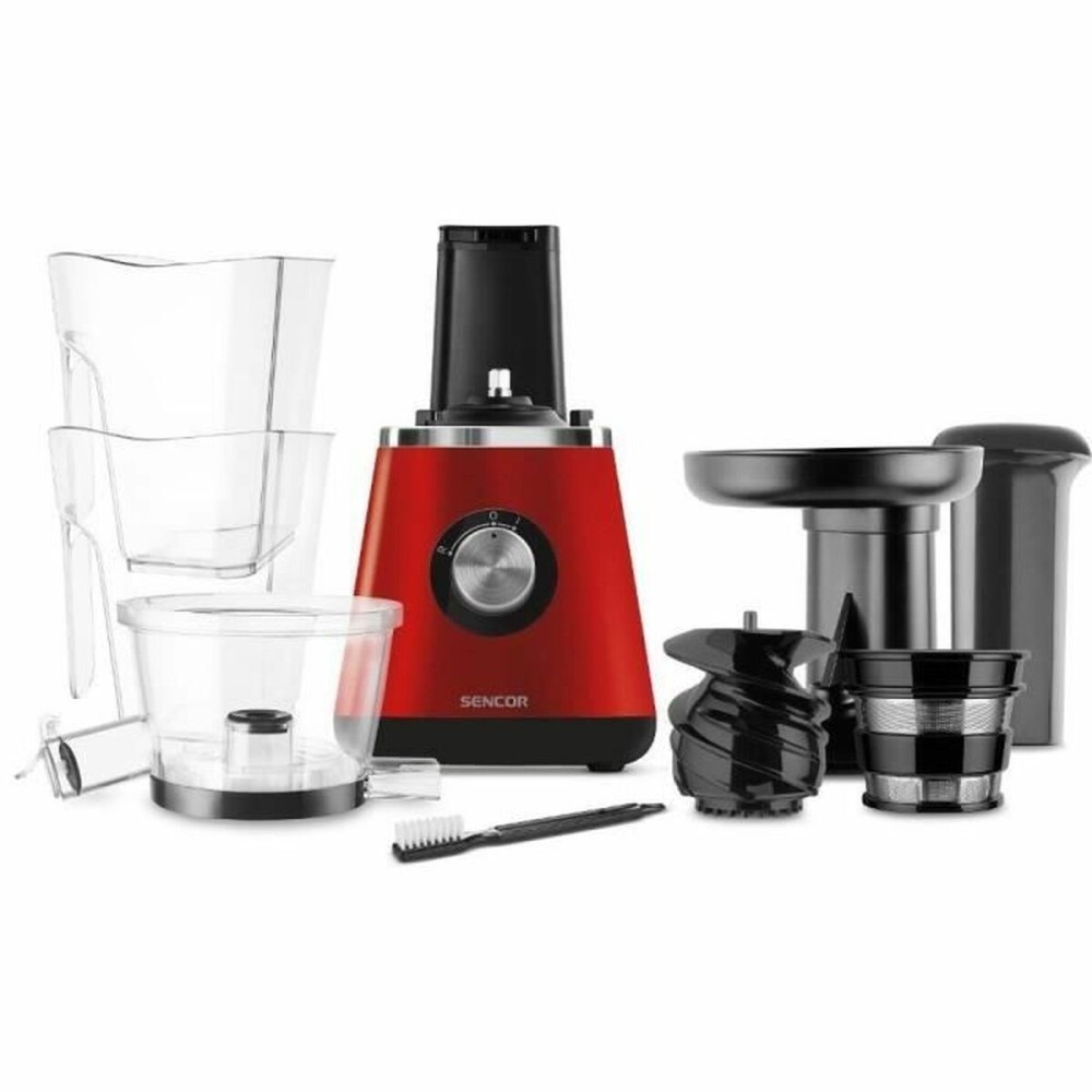 Elektrischer Entsafter Sencor SSJ 4042RD Schwarz Rot 60 W