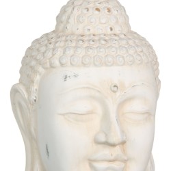 Deko-Figur Creme Buddha Orientalisch 19 x 18,5 x 32,5 cm