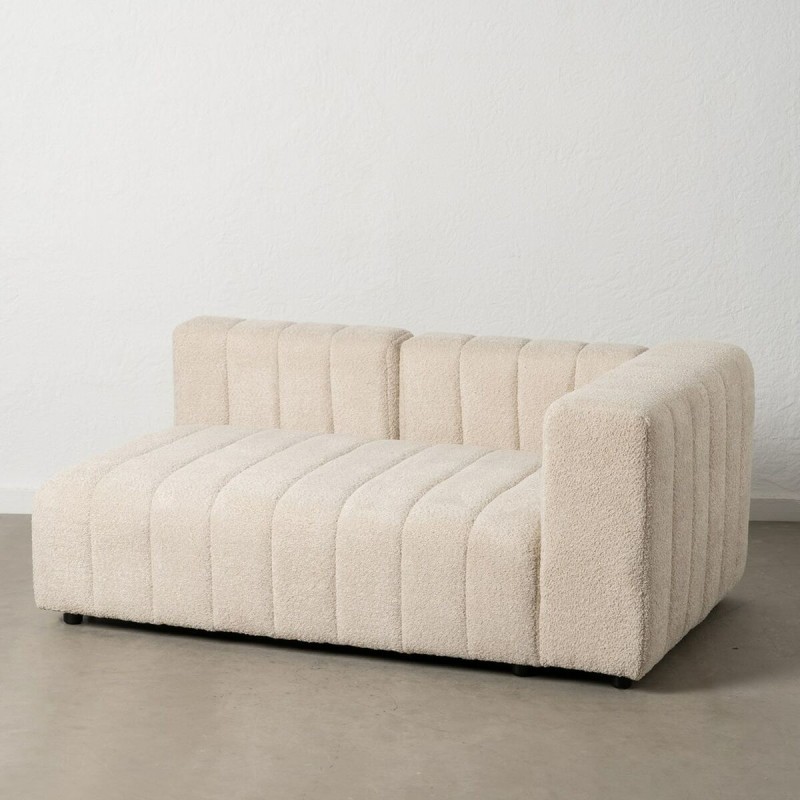 Sofa Beige Polyester Eisen 150 x 100 x 66 cm