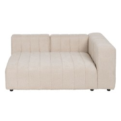 Sofa Beige Polyester Eisen 150 x 100 x 66 cm