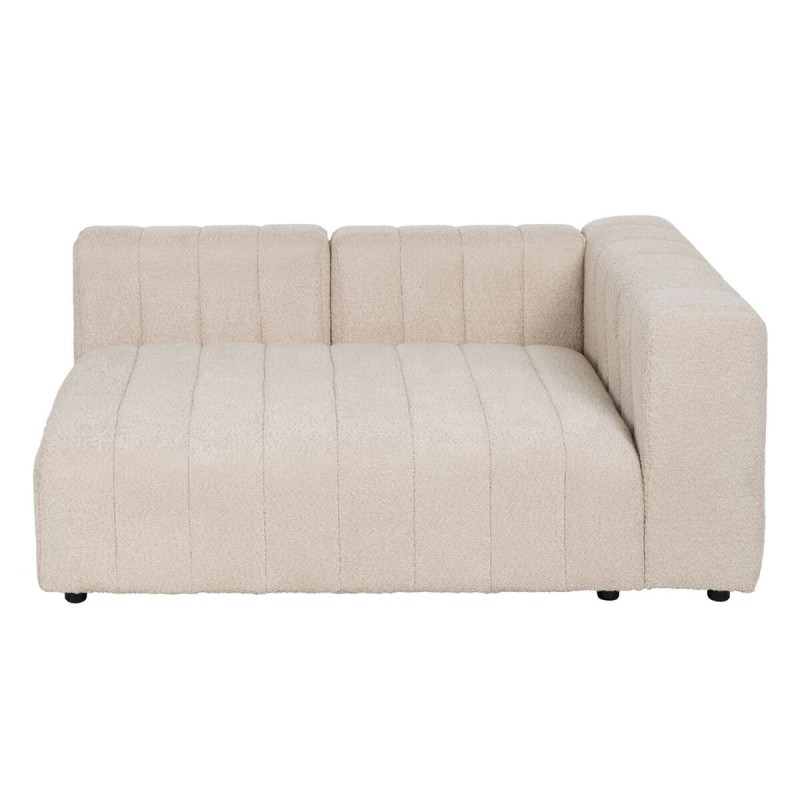 Sofa Beige Polyester Iron 150 x 100 x 66 cm