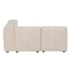 Canapé Beige Polyester Fer 150 x 100 x 66 cm