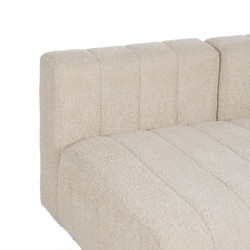 Canapé Beige Polyester Fer 150 x 100 x 66 cm