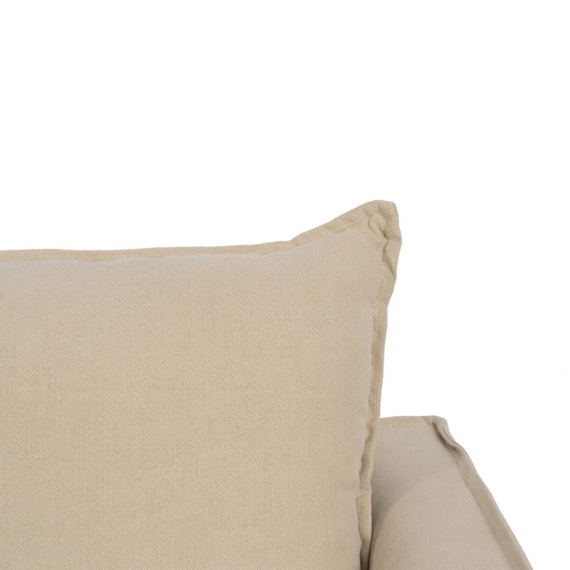 Dreisitzer-Sofa Beige 220 x 95 x 90 cm