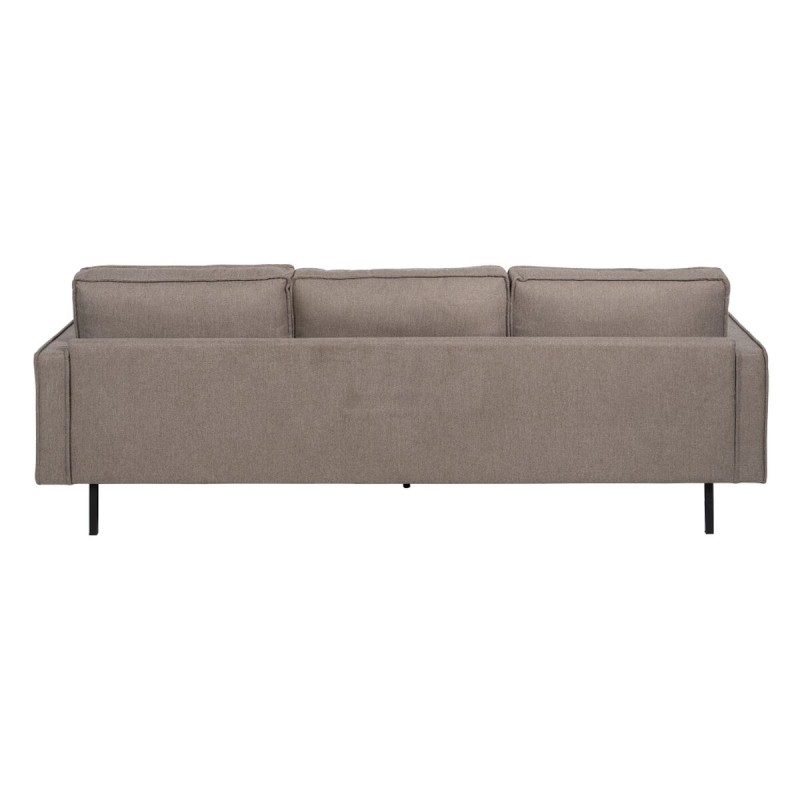 Canapé chaise longue Taupe 235 x 155 x 87 cm