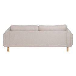 Dreisitzer-Sofa Beige 216 x 90 x 82 cm