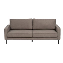 3-Seater Sofa Taupe 213 x 87 x 90 cm