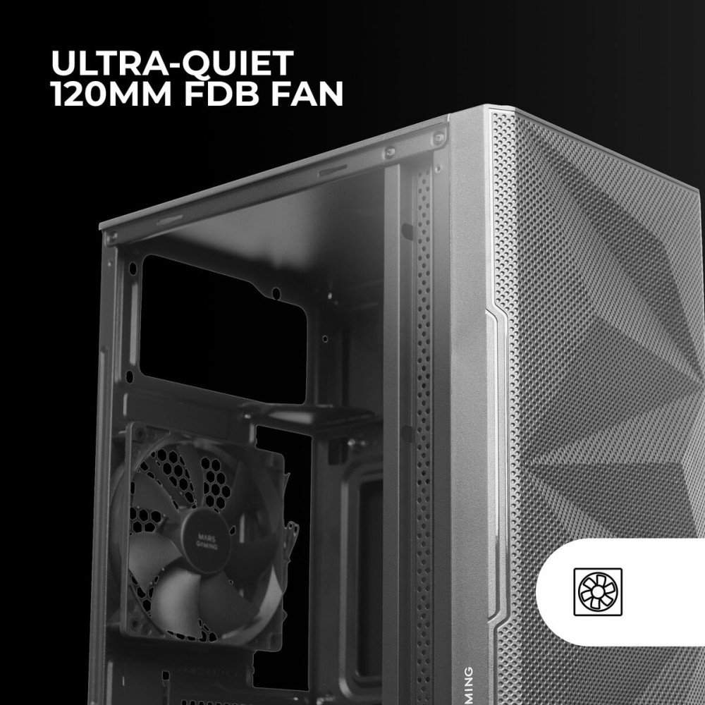 ATX Semi-Tower Gehäuse Mars Gaming MC1500 Schwarz