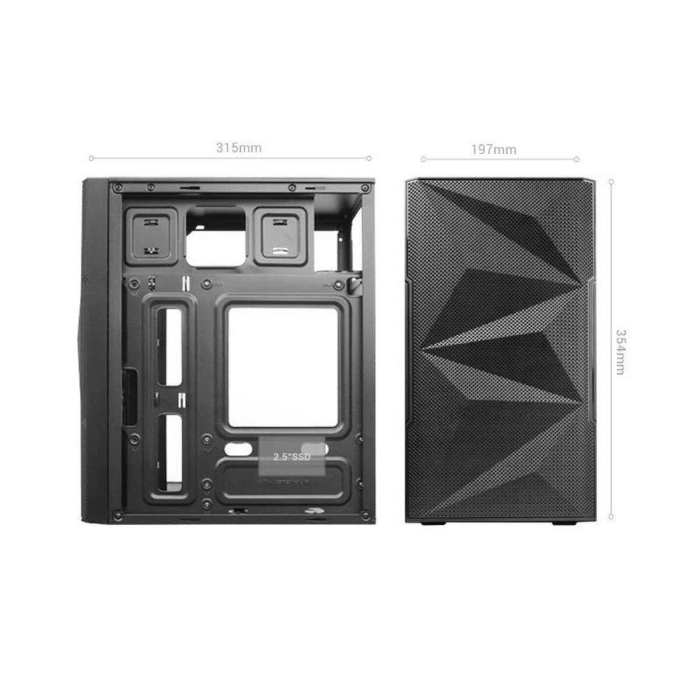 ATX Semi-Tower Gehäuse Mars Gaming MC1500 Schwarz