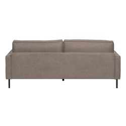 3-Seater Sofa Taupe 213 x 87 x 90 cm