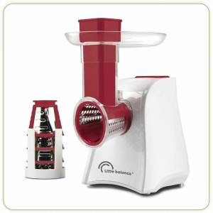 Zerkleinerungsgerät für Gemüse Little Balance Easy Veggie Weiß Rot Kunststoff