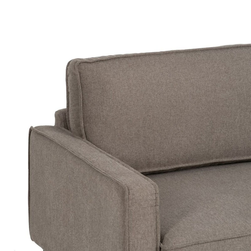 Dreisitzer-Sofa Taupe 213 x 87 x 90 cm