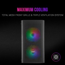 ATX Semi-Tower Gehäuse Mars Gaming MC300 Schwarz LED RGB RGB mATX