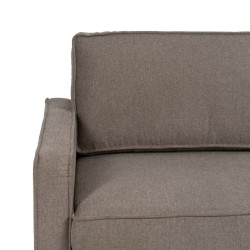 3-Seater Sofa Taupe 213 x 87 x 90 cm