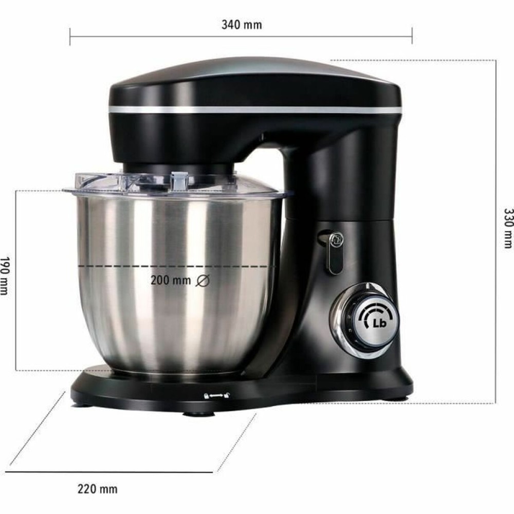 Küchenmaschine Little Balance 8102 Schwarz