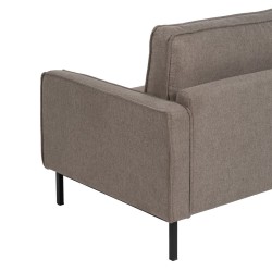 3-Seater Sofa Taupe 213 x 87 x 90 cm