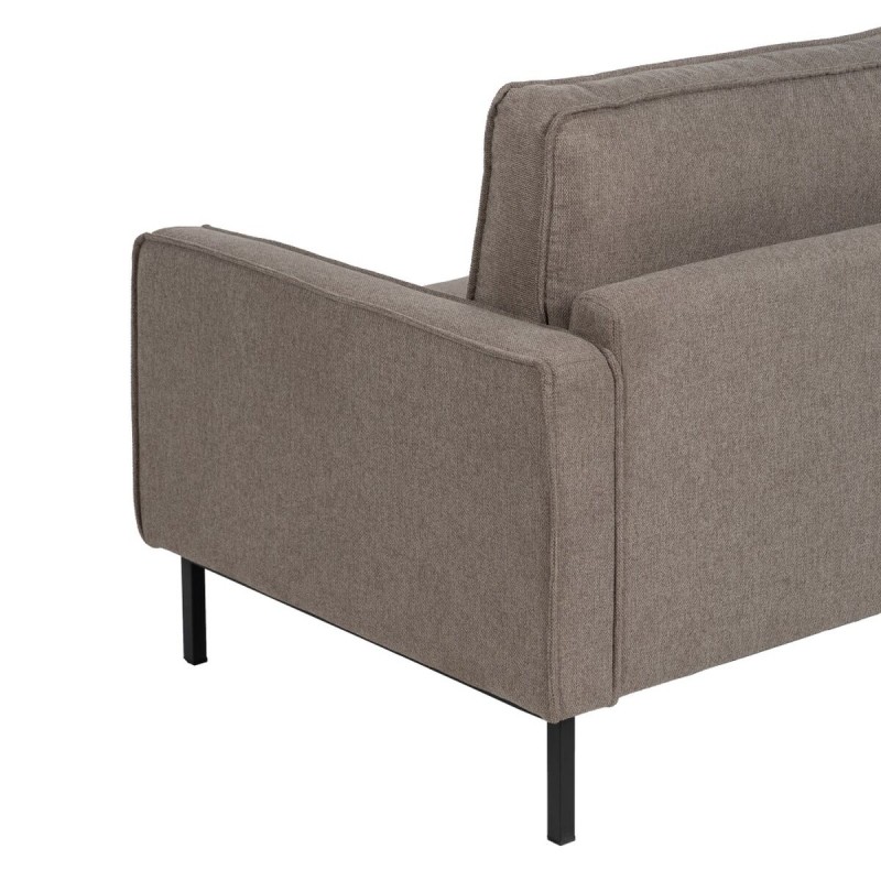 Dreisitzer-Sofa Taupe 213 x 87 x 90 cm