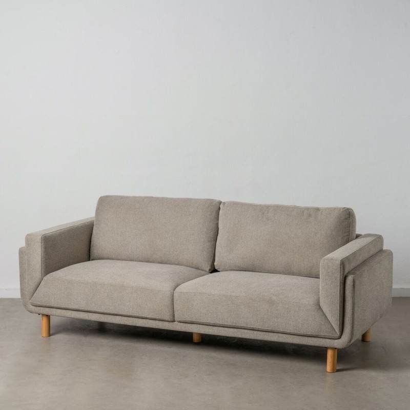 Dreisitzer-Sofa Hellgrün 216 x 90 x 82 cm