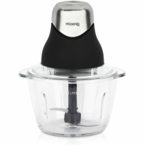 Zerkleinerer Hkoenig LEO8 Schwarz Chrom Glas Edelstahl 1 L