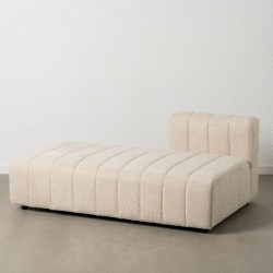 Sofa Beige Polyester Eisen 148 x 100 x 66 cm