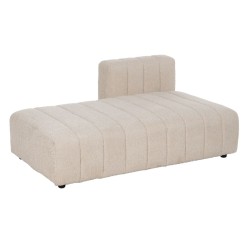 Sofa Beige Polyester Eisen 148 x 100 x 66 cm