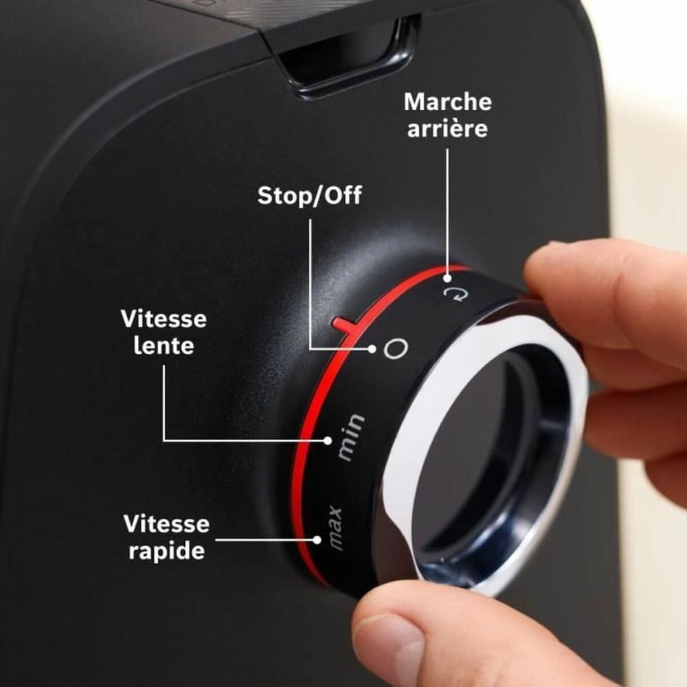 Zerkleinerer BOSCH Serie 6 MFWS660B Schwarz Metall Edelstahl Kunststoff 500 W