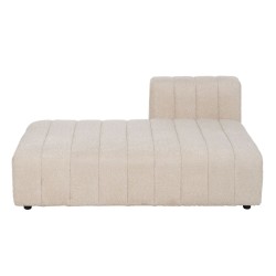 Sofa Beige Polyester Eisen 148 x 100 x 66 cm