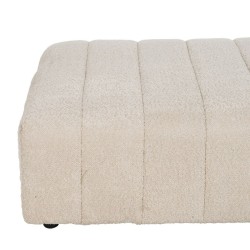 Sofa Beige Polyester Eisen 148 x 100 x 66 cm