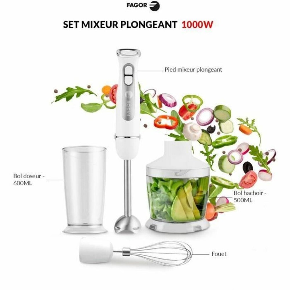 Handrührgerät Fagor FG349 Weiß 1000 W