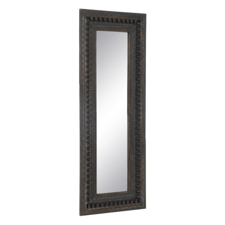 Miroir sur Pied Brun foncé Verre Bois de manguier Bois MDF Vertical 67,3 x 5,1 x 176,5 cm