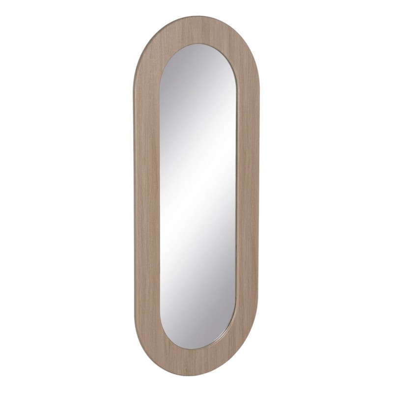 Miroir sur Pied Naturel Verre Bois MDF 65 x 2,2 x 160 cm