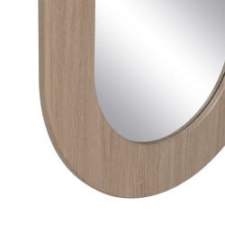 Miroir sur Pied Naturel Verre Bois MDF 65 x 2,2 x 160 cm