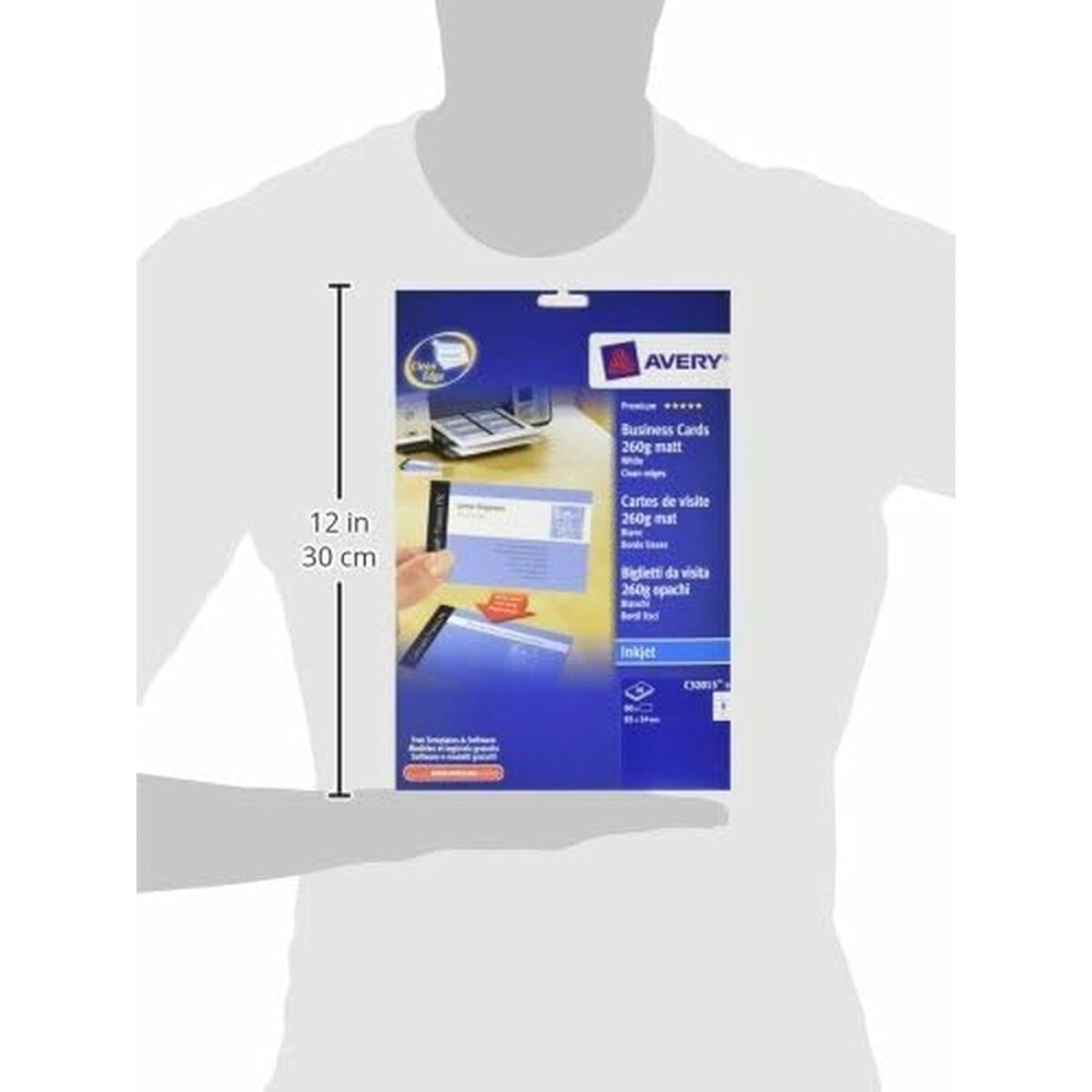 Rouleau de Papier Thermique Avery C32015-10E Blanc (10 Unités)