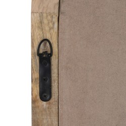 Wandspiegel Weiß natürlich Kristall Mango-Holz Holz MDF Vertikal 60,9 x 3,8 x 152,4 cm