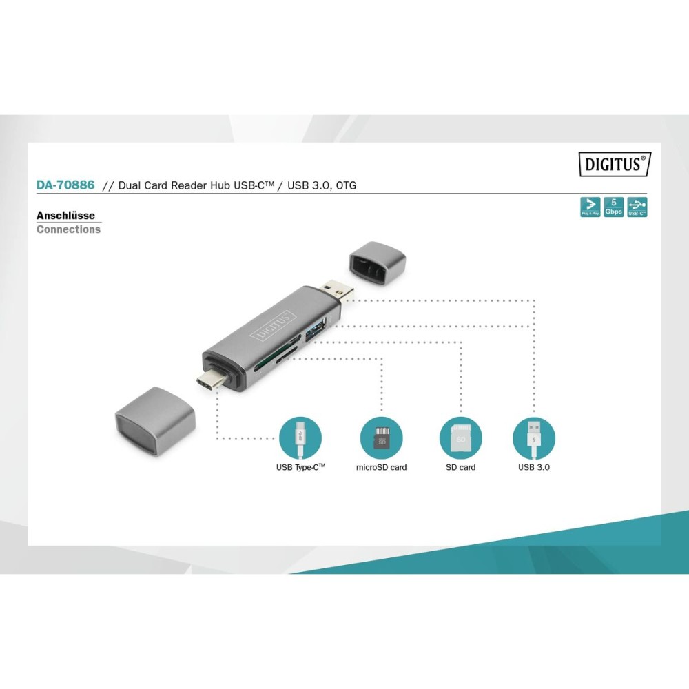 Câble Réseau Rigide UTP 6ème Catégorie Digitus by Assmann DA-70886
