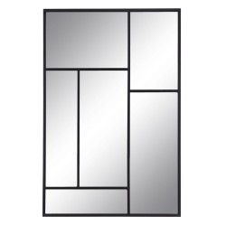 Miroir mural Noir Verre Fer Vertical 60 x 2 x 90 cm