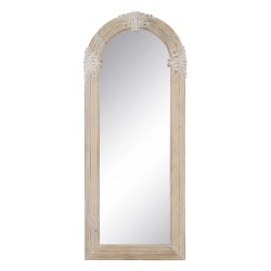 Dressing Mirror White Natural Crystal Mango wood MDF Wood Vertical 87,63 x 3,8 x 203,2 cm