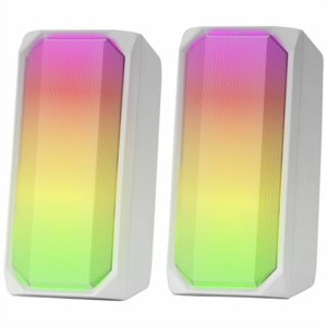 Tragbare Bluetooth-Lautsprecher Mars Gaming MSRGBW Weiß 15 W 4 W