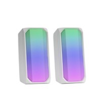 Tragbare Bluetooth-Lautsprecher Mars Gaming MSRGBW Weiß 15 W 4 W