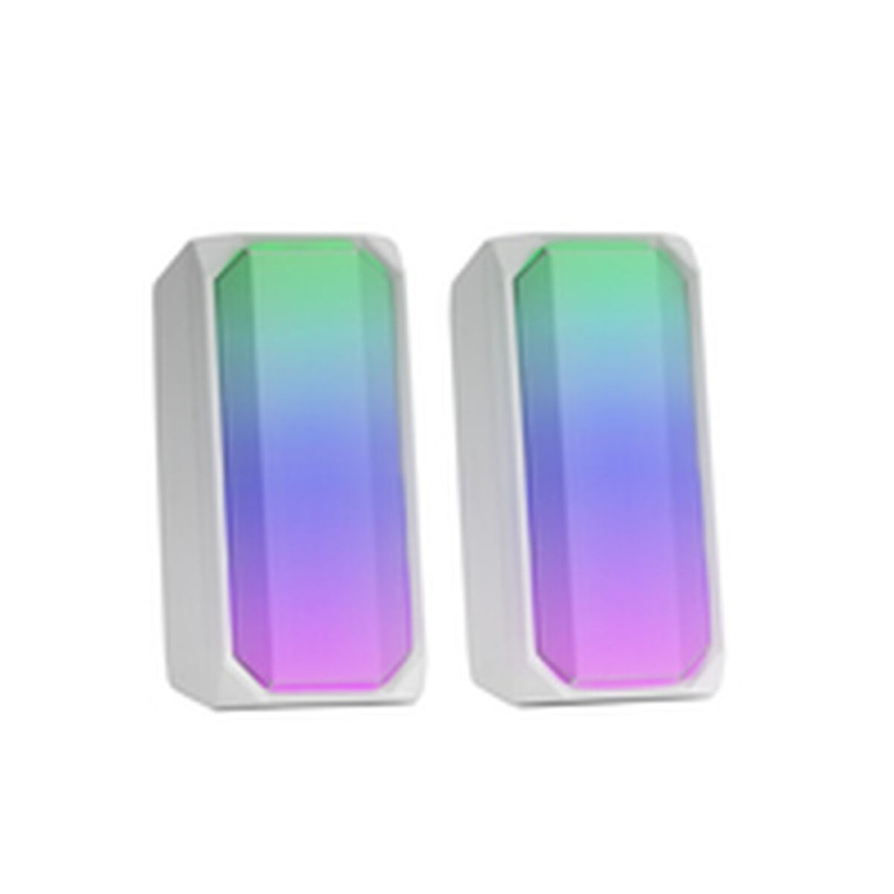 Tragbare Bluetooth-Lautsprecher Mars Gaming MSRGBW Weiß 15 W 4 W