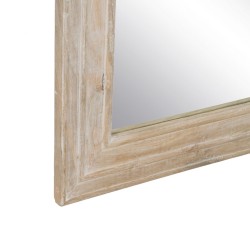 Miroir sur Pied Blanc Naturel Verre Bois de manguier Bois MDF Vertical 87,63 x 3,8 x 203,2 cm