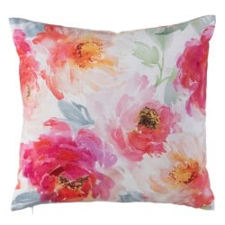 Coussin Rose Roses 45 x 45 cm