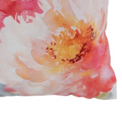 Coussin Rose Roses 45 x 45 cm