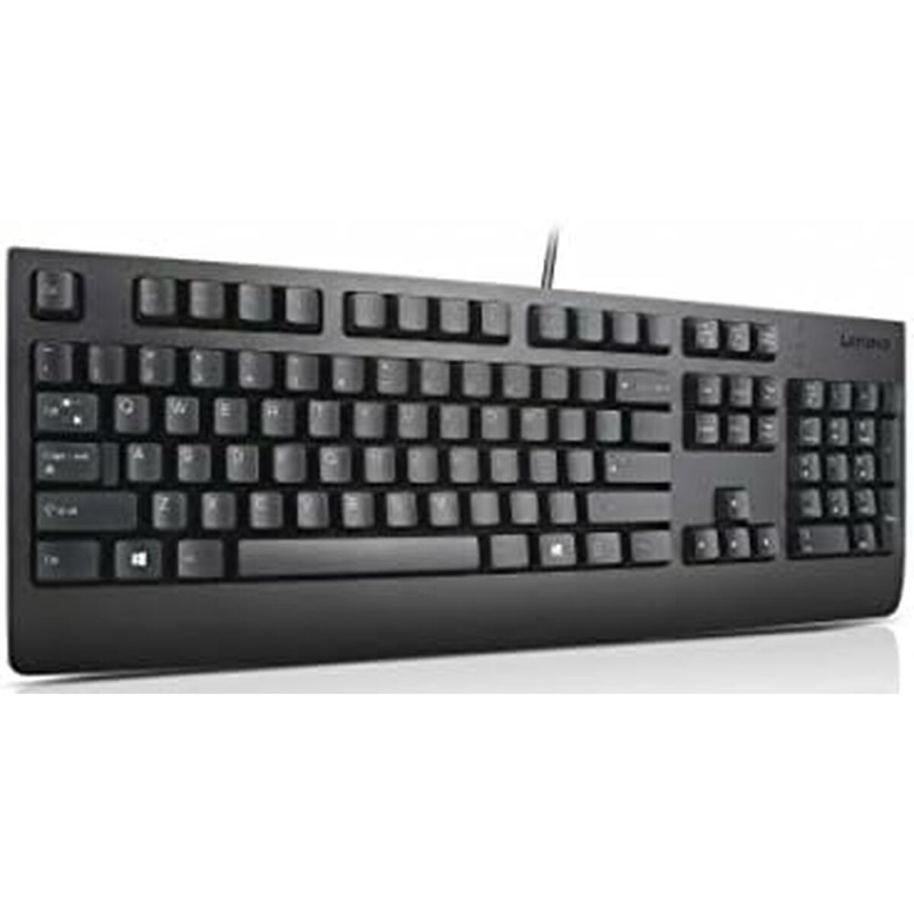 Tastatur Lenovo 4X30M86918 Qwerty Spanisch Schwarz