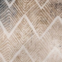 Kissen Beige Geometrisch 50 x 30 cm