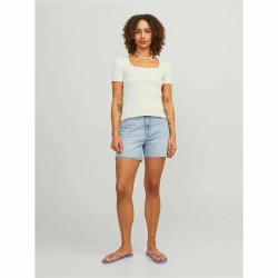 Damen Kurzarm-T-Shirt Jxsky Ss Jack & Jones Cloud Dancer Warmes Weiß