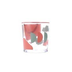 Trinkglas Quid Kaleido Bunt Glas abstrakt 380 ml (6 Stück)