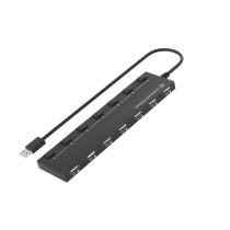 Hub USB Conceptronic 110516507101 Schwarz 90 cm 7 in 1 (1 Stück)