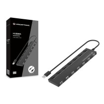 Hub USB Conceptronic 110516507101 Schwarz 90 cm 7 in 1 (1 Stück)